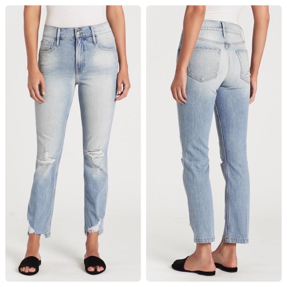 NWT FRAME Heritage Sylvia Springsteen Straigh Jean